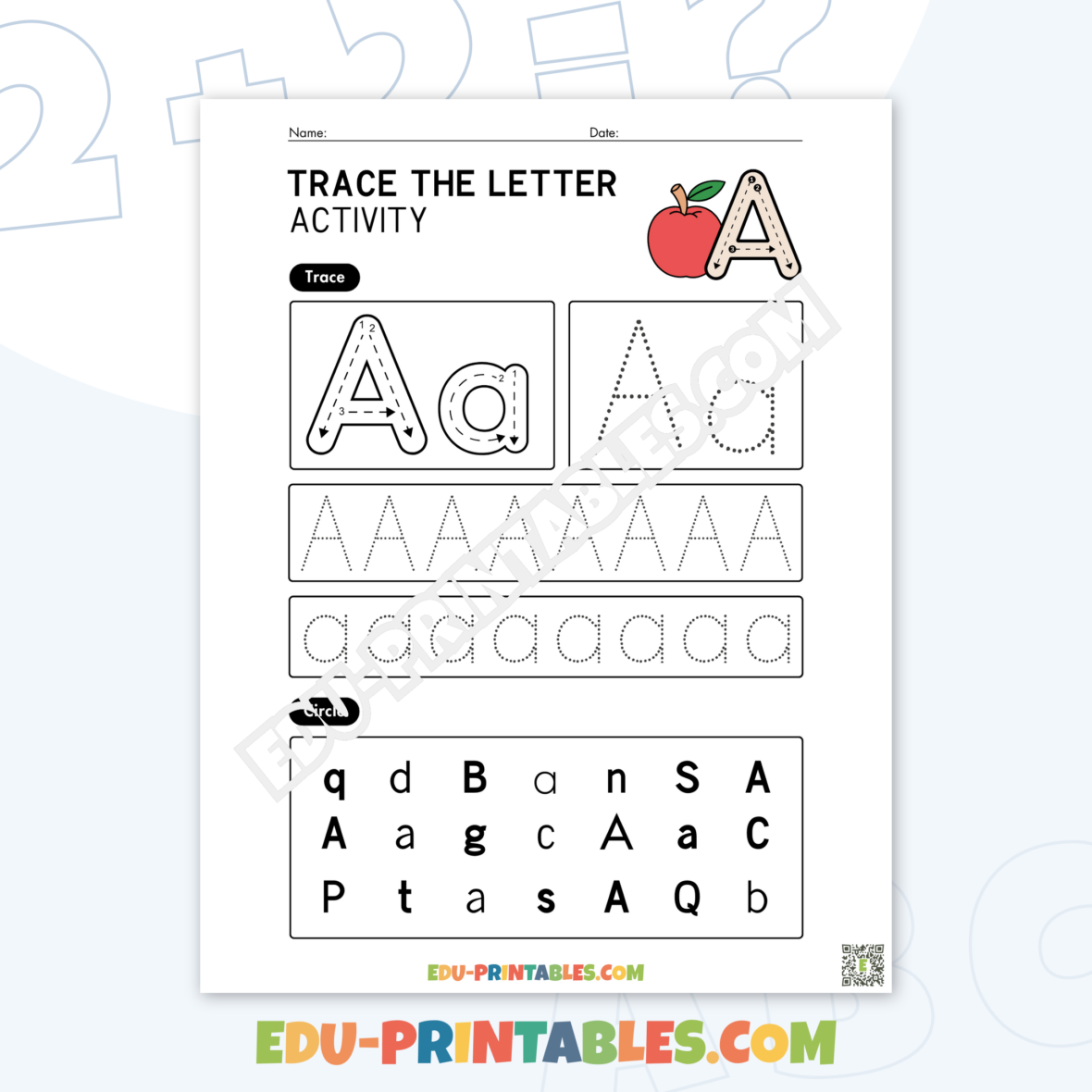 Tracing Worksheet – Alphabet Mastery: Trace Your Way to ABC Success!