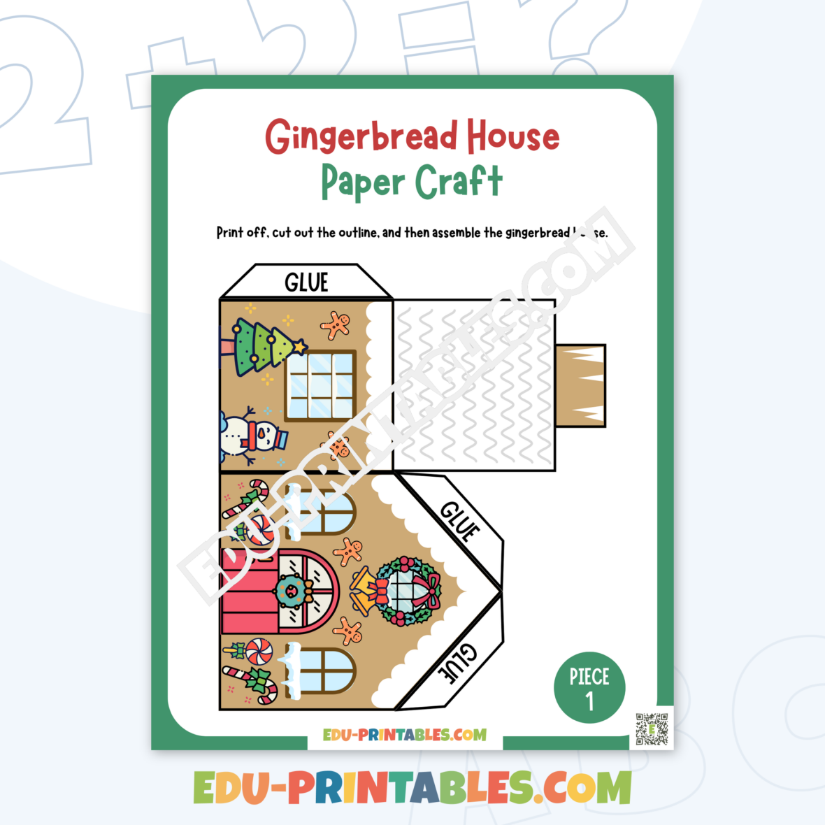 Craft Kit – Gingerbread House: Create Your Own Holiday Wonderland!