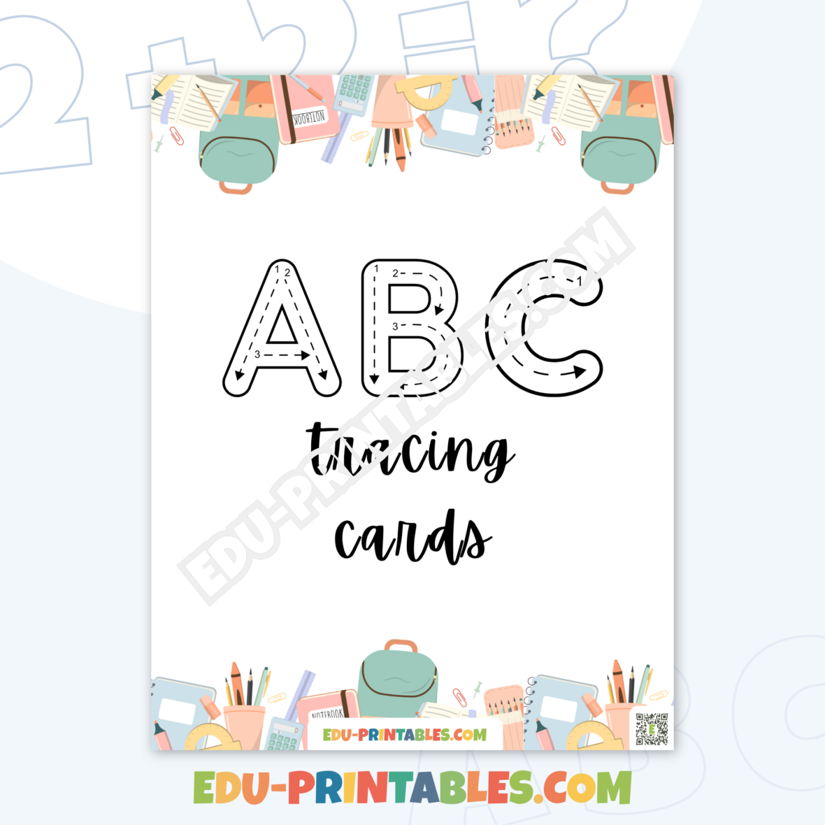 Tracing Cards – ABC: Master the Alphabet with Fun Tracing Exercises!