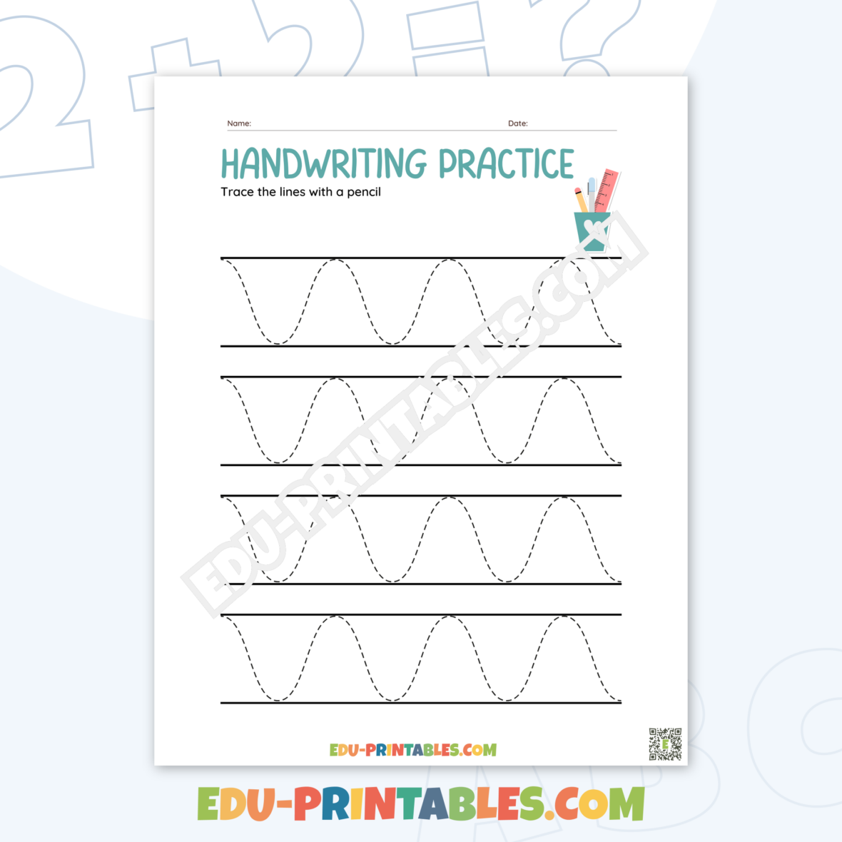 Worksheet – Handwriting Practice: Trace to Improve Penmanship Skills!