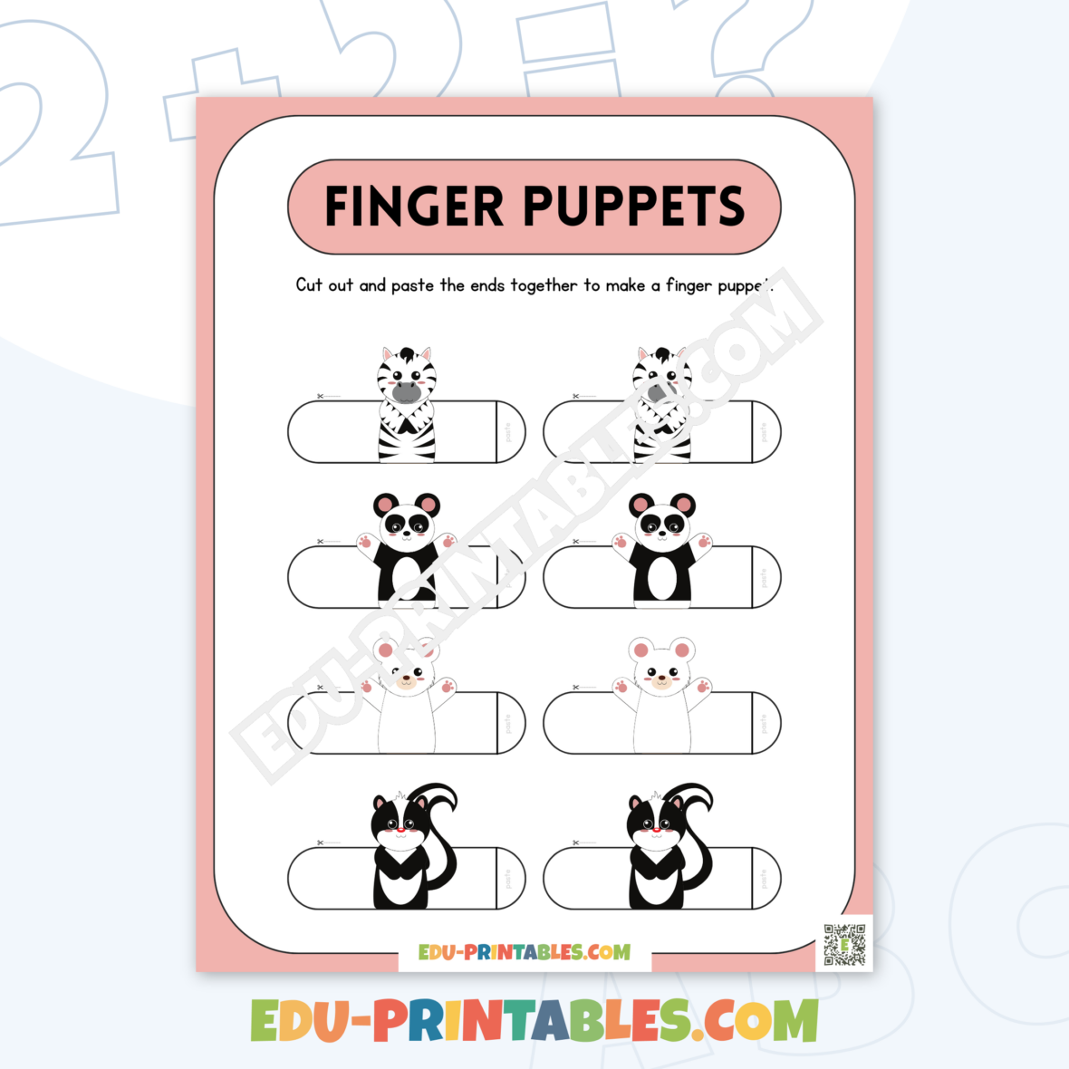 Craft Activity – Finger Puppets: Create, Play, and Imagine!