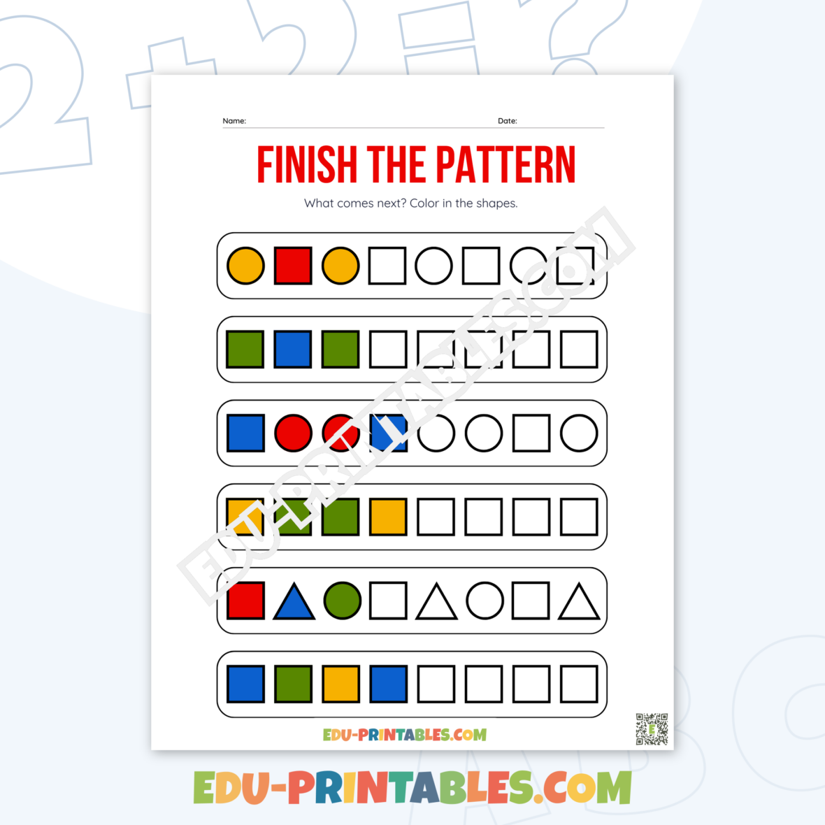 Patterns-Worksheet-in-Colorful-Bold-Style_banner