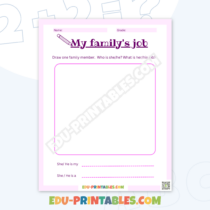 Pink-Patterned-Jobs-in-the-family-Worksheet_banner-2