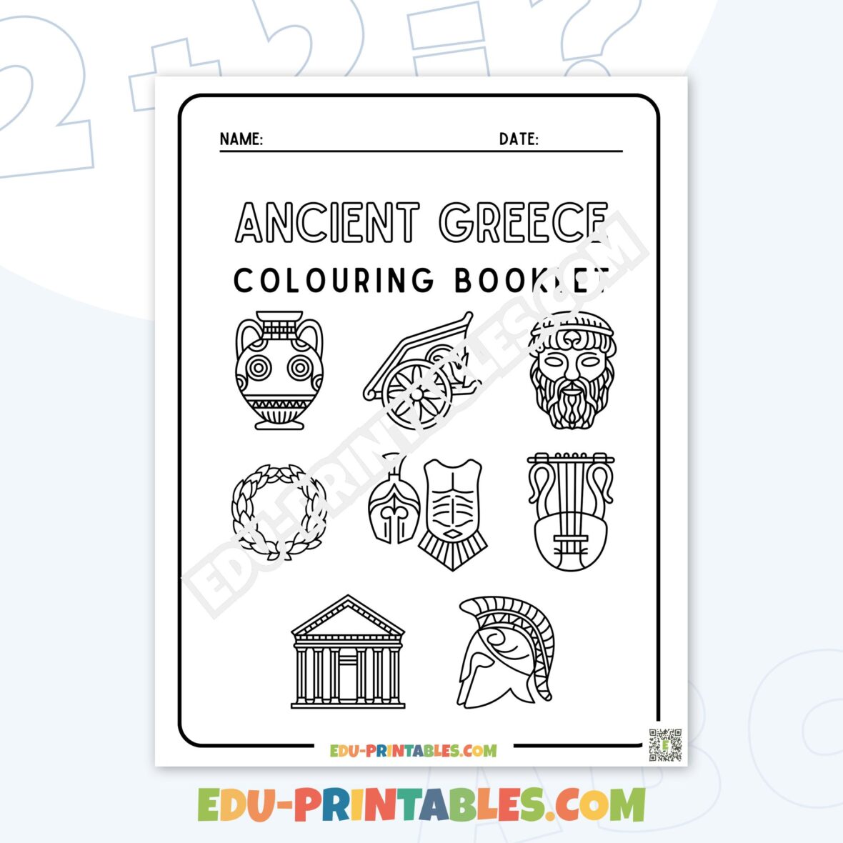 Coloring Book – Ancient Greece: Explore History with Art!