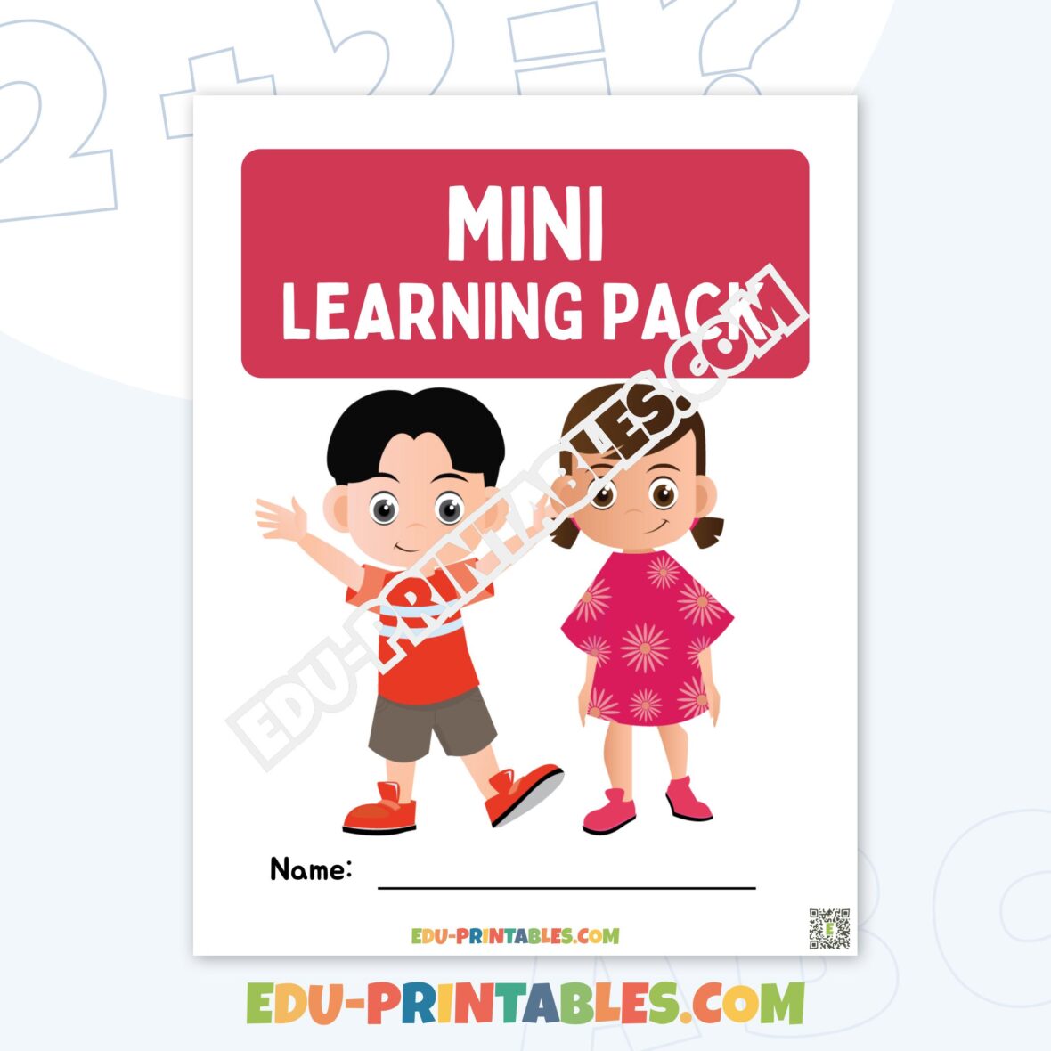 Mini Learning Pack – My Name: Fun and Personalized Learning Adventures!