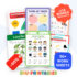 📚Preschooler Study Materials LITE Bundle + BONUS Routine Tracker – 50+ sheets